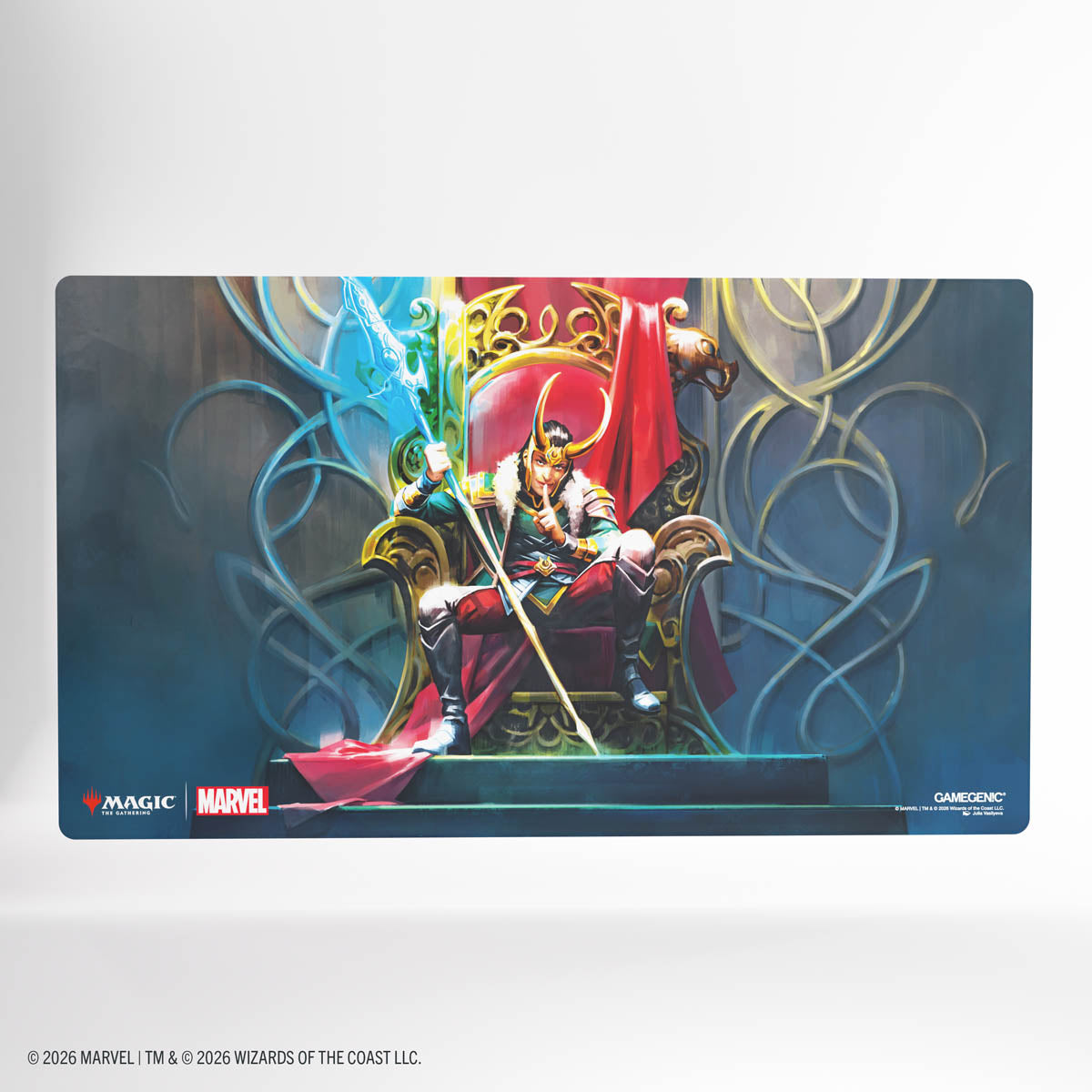 Gamegenic: Magic The Gathering: Msh Marvel Super Heroes: Prime Playmat: Loki Laufeyson image 1