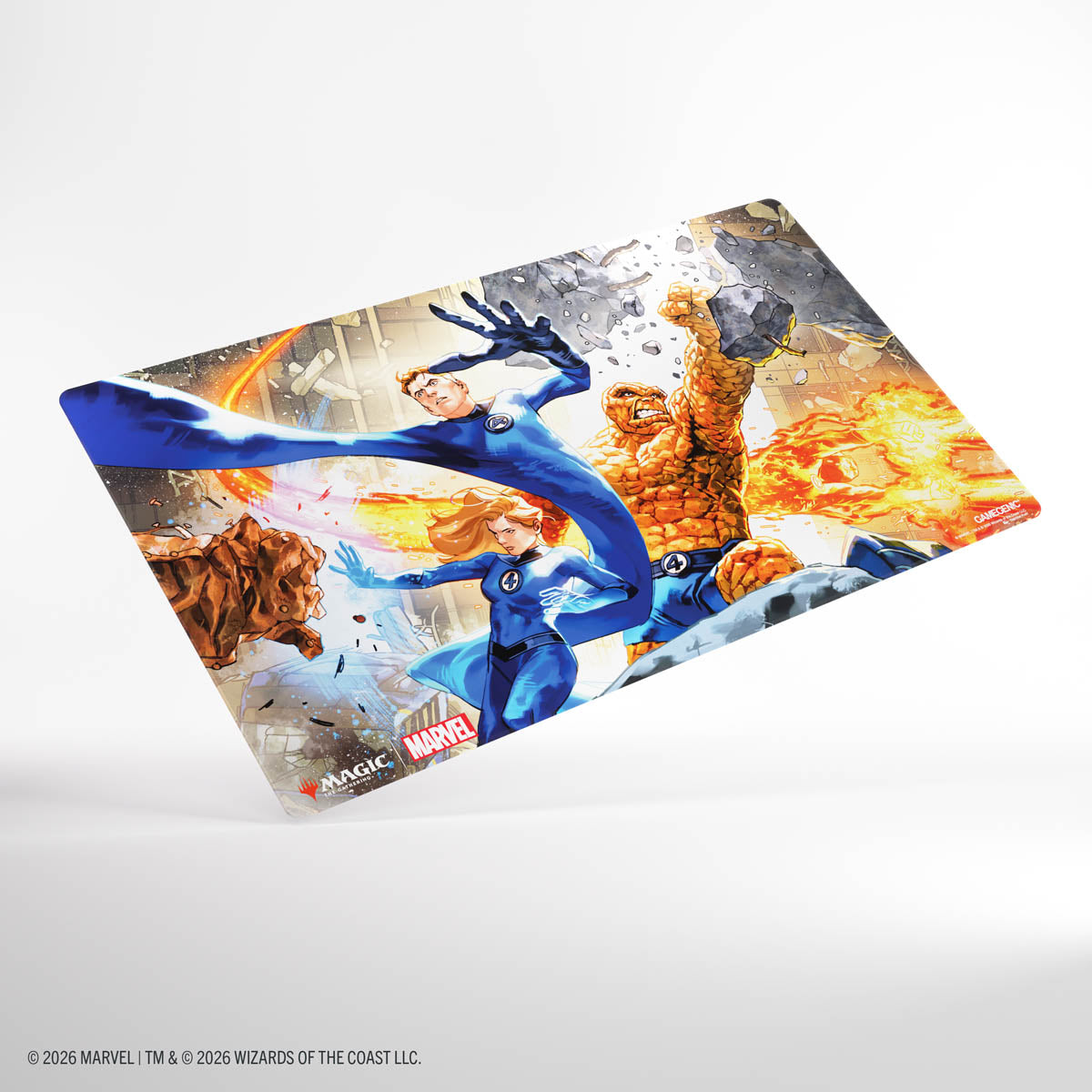 Gamegenic: Magic The Gathering: Msh Marvel Super Heroes: Shiny Playmat: The Fantastic Four image 2