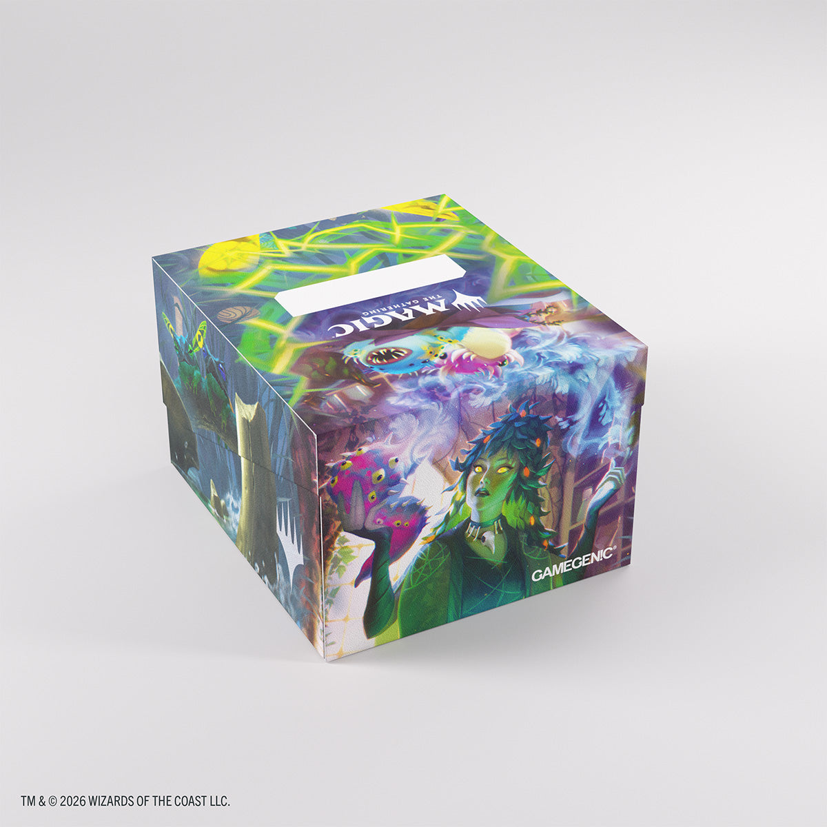 Gamegenic: Magic The Gathering: Secrets Of Strixhaven: Soft Crate 100 Xl Sideloading: Character 3 And Commander 5