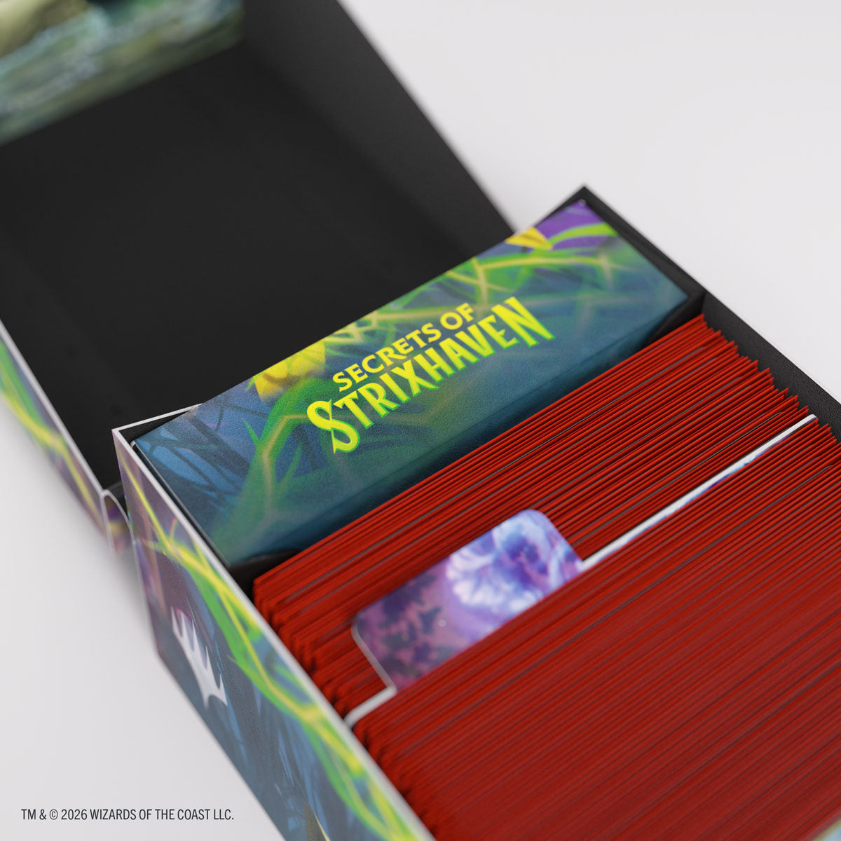 Gamegenic: Magic The Gathering: Secrets Of Strixhaven: Soft Crate 100 Xl Sideloading: Character 3 And Commander 5