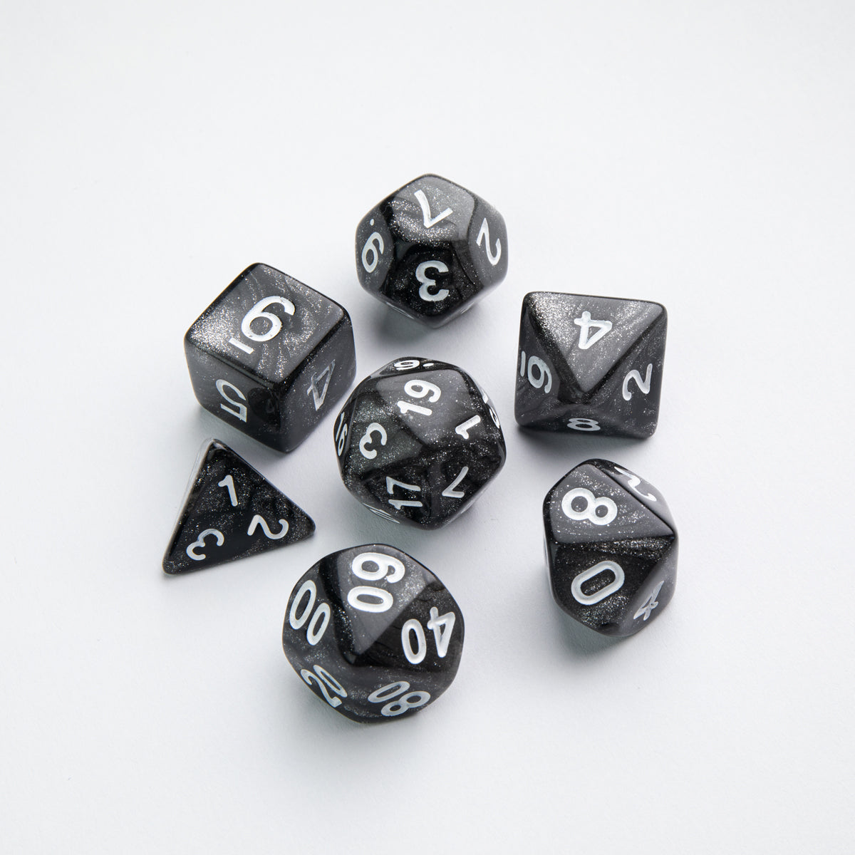 Dice: 7-Set: Galaxy Series: Moon