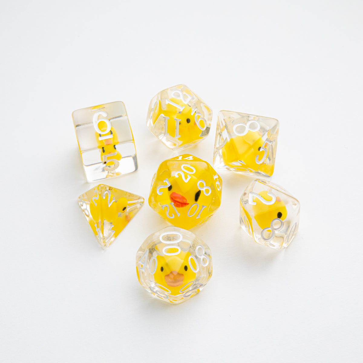 Dice: 7-Set: Embraced Series: Rubber Duck