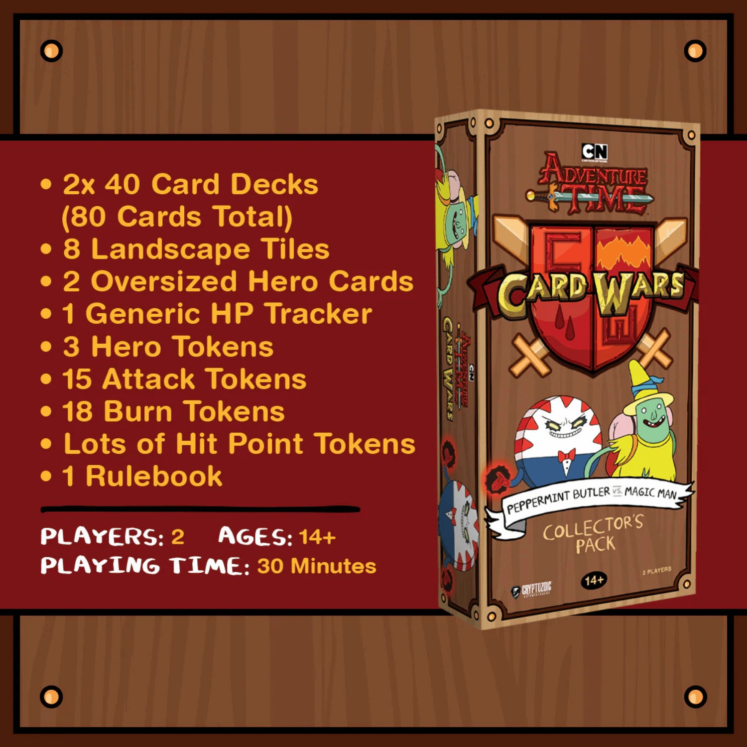 Adventure Time: Card Wars - Peppermint Butler vs Magic Man - Collector's Pack