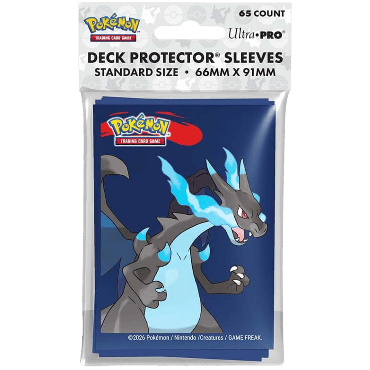 Ultra Pro Sleeves: Pokemon - Mega Charizard X (65ct)