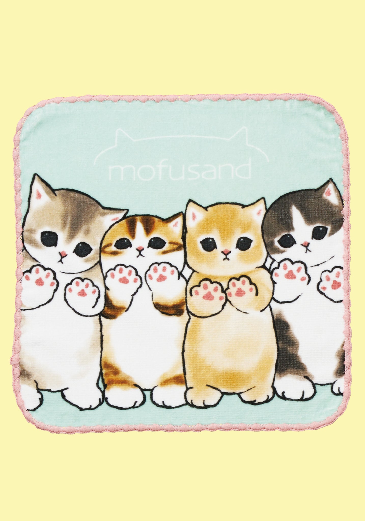 Mofusand Charm Towel (Friends)