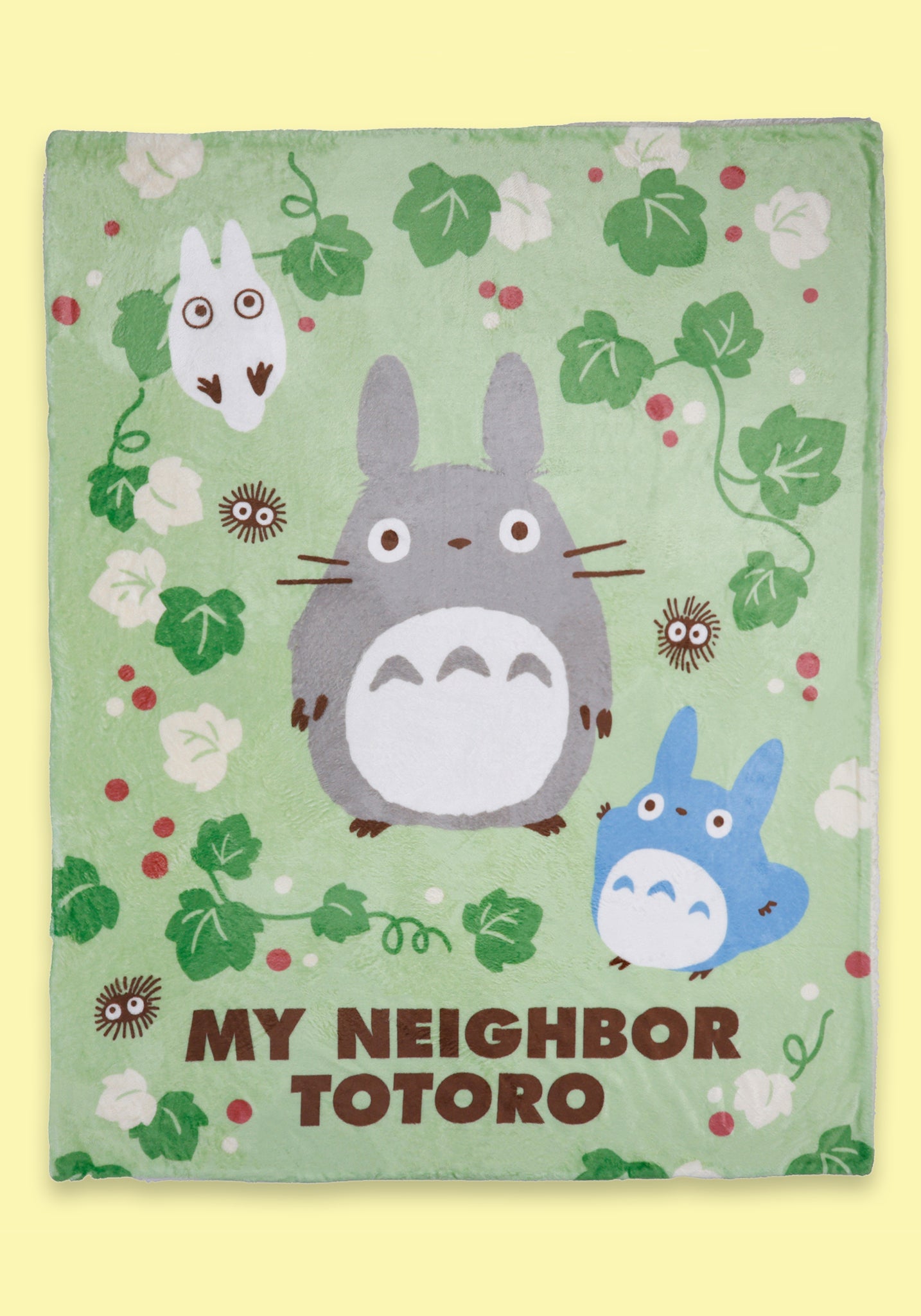 My Neighbor Totoro Faux Shearling Throw Blanket (Totoro)