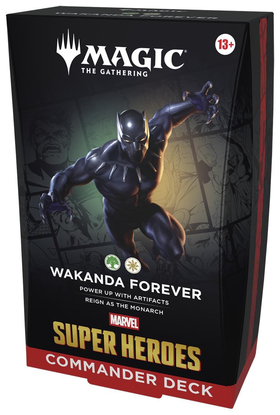 Magic The Gathering: Msh Marvel Super Heroes Commander Deck - Wakanda Forever