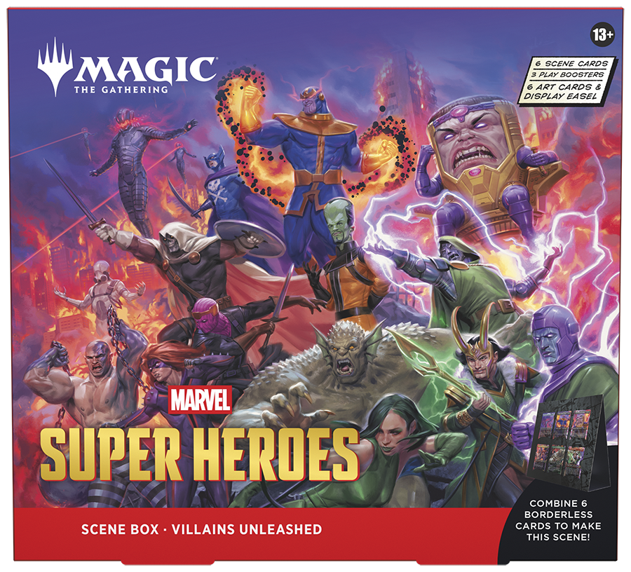 Magic The Gathering: Msh Marvel Super Heroes Scene Box (Villains Unleashed)