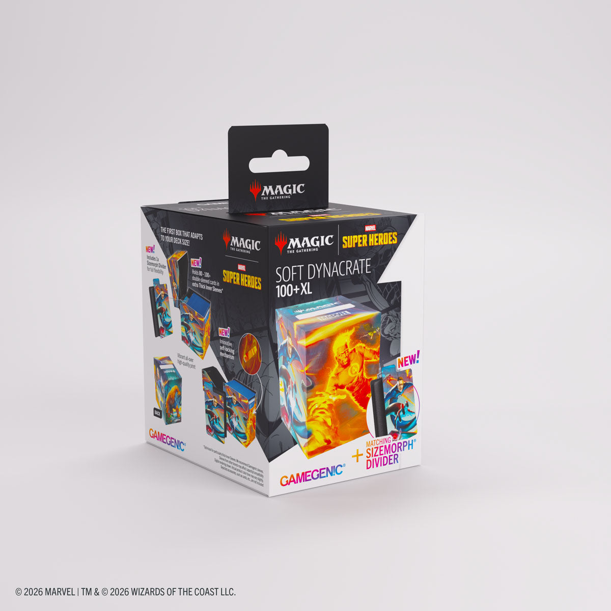 Gamegenic: Magic The Gathering: Msh Marvel Super Heroes: Soft Dynacrate 100 Xl: Fantastic Four Unleashed image 27