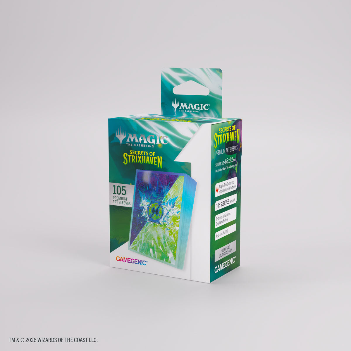 Gamegenic: Magic The Gathering: Secrets Of Strixhaven: Premium Art Sleeves: Faction 4 Box
