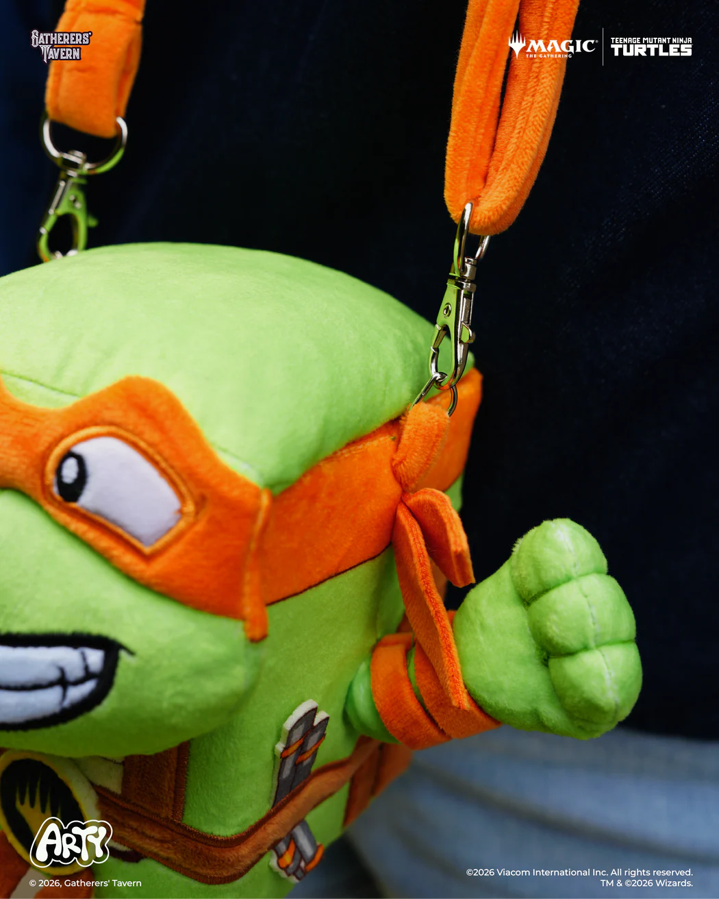 Gathers' Tavern - Magic the Gathering Deck Box: Teenage Mutant Ninja Turtles Arty - MICHELANGELO