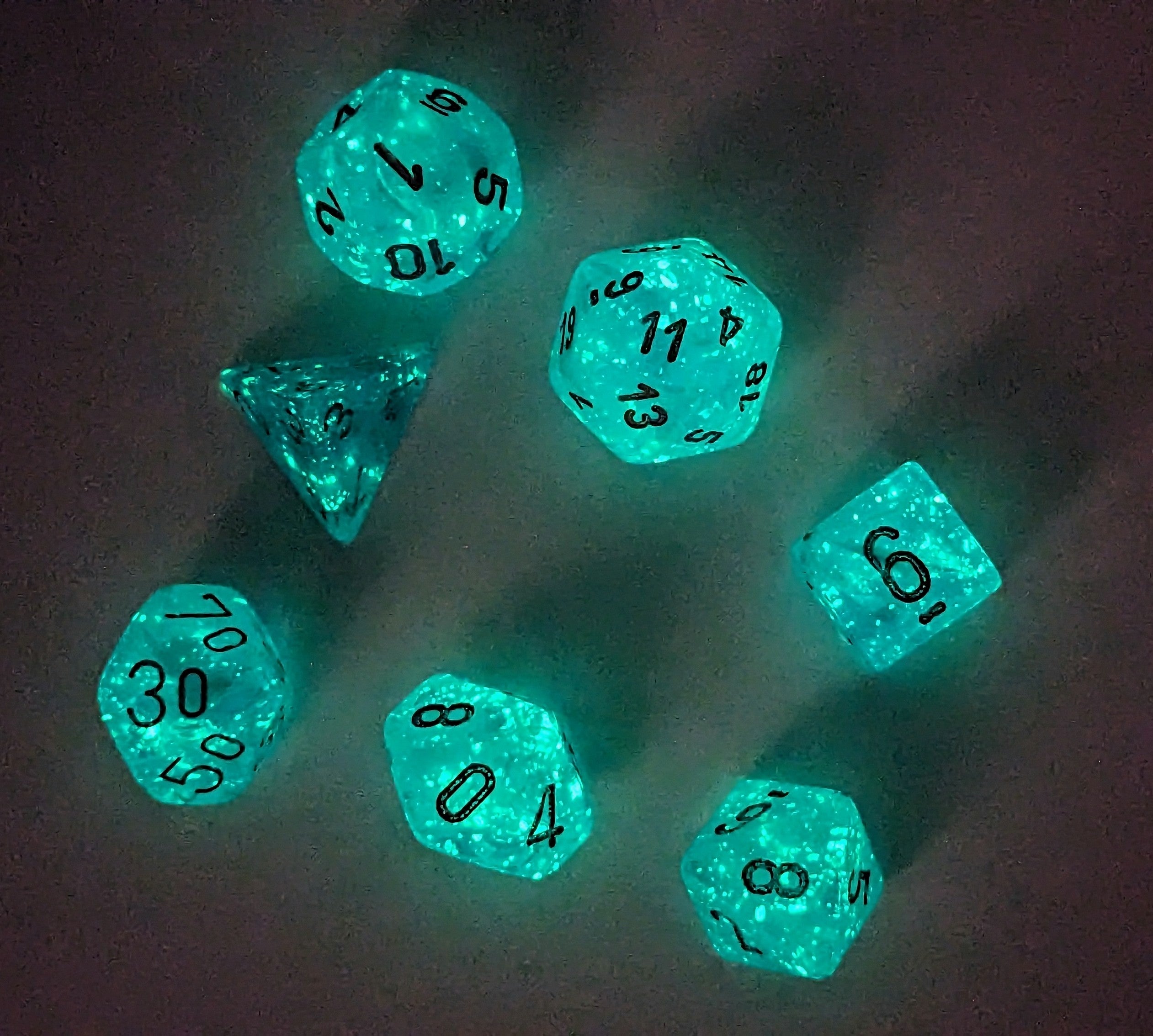 Dice: Chessex Luminary Sky/Silver