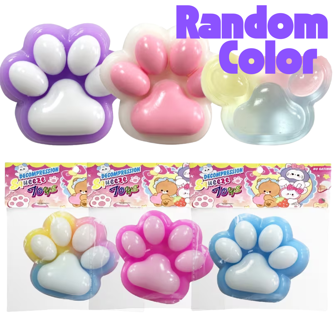 Squishy Cat Paw Fidget Toy