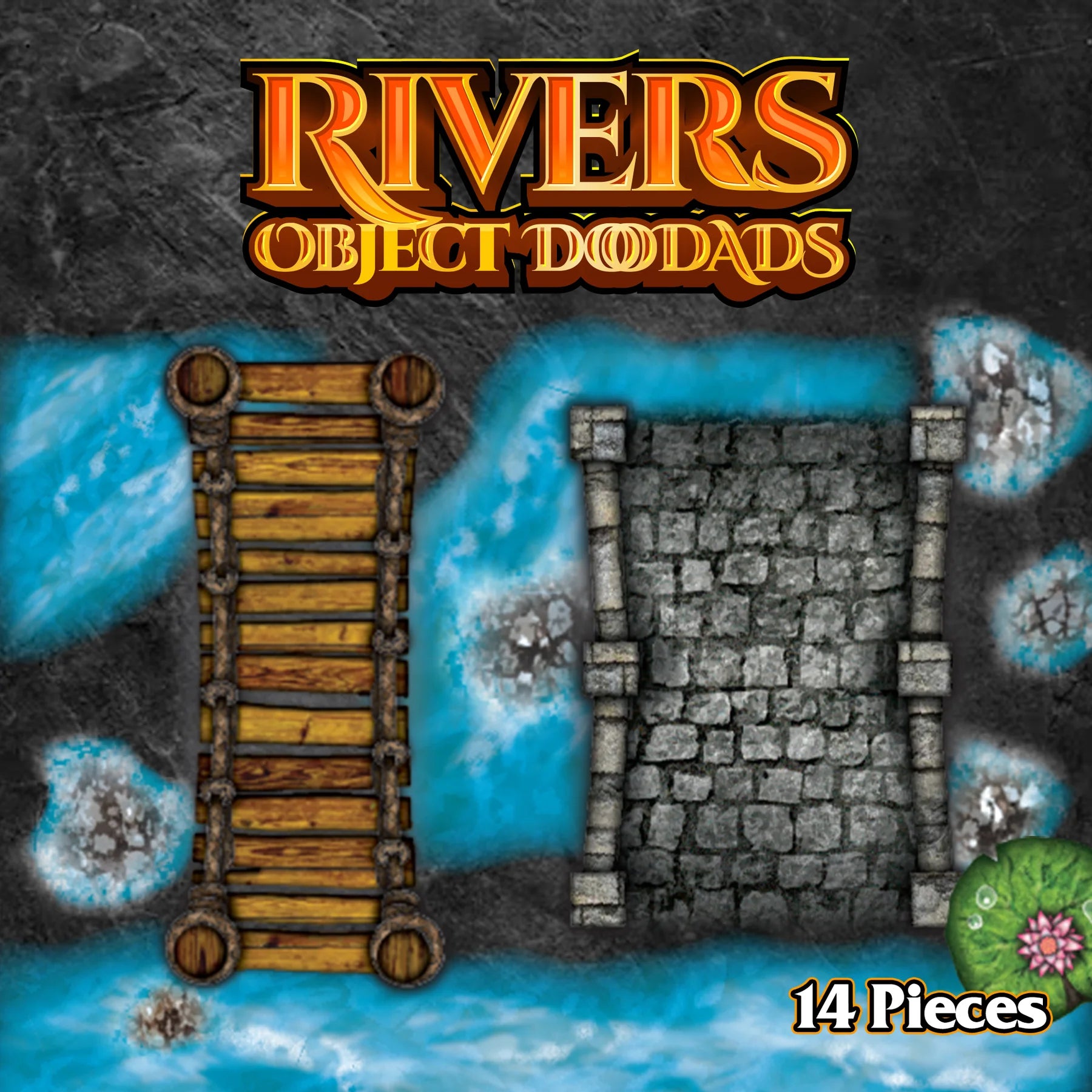ArcKnight: Rivers - Roleplaying Objects - 14 Pieces