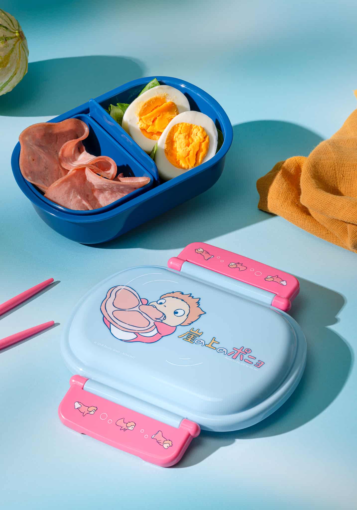 Ponyo Bento Lunch Box 12.17oz  (Ponyo and Ponyo's sisters)