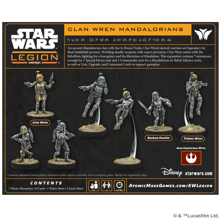Star Wars: Legion-Clan Wren Mandalorians