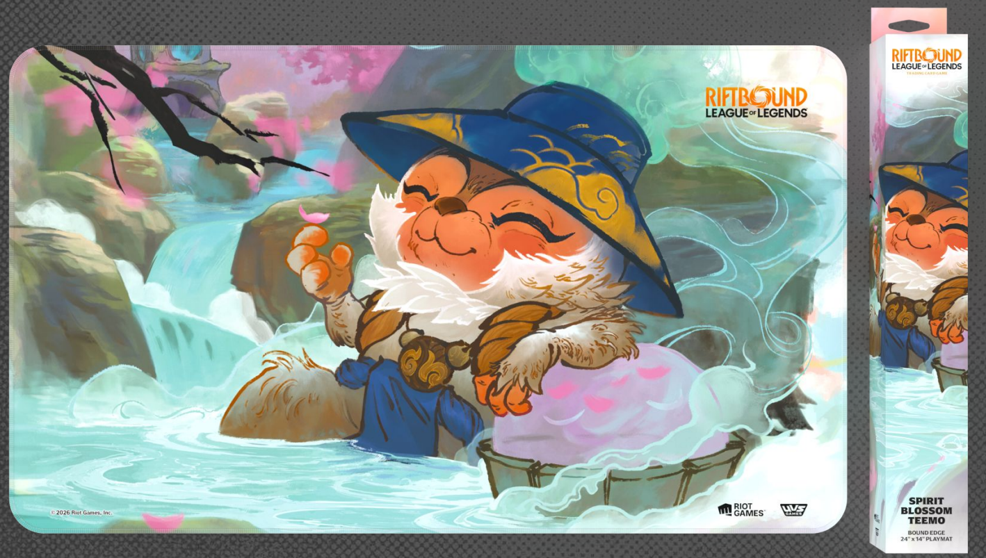 Riftbound TCG: League of Legends: Set 2 Spiritforged Playmat: Spirit Blossom Teemo