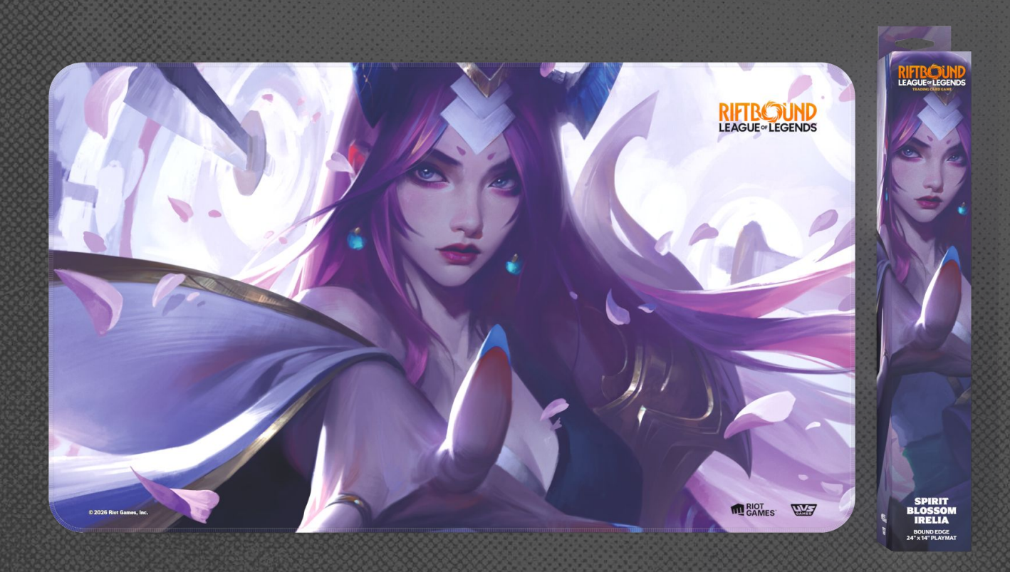 Riftbound TCG: League of Legends: Set 2 Spiritforged Playmat: Spirit Blossom Irelia