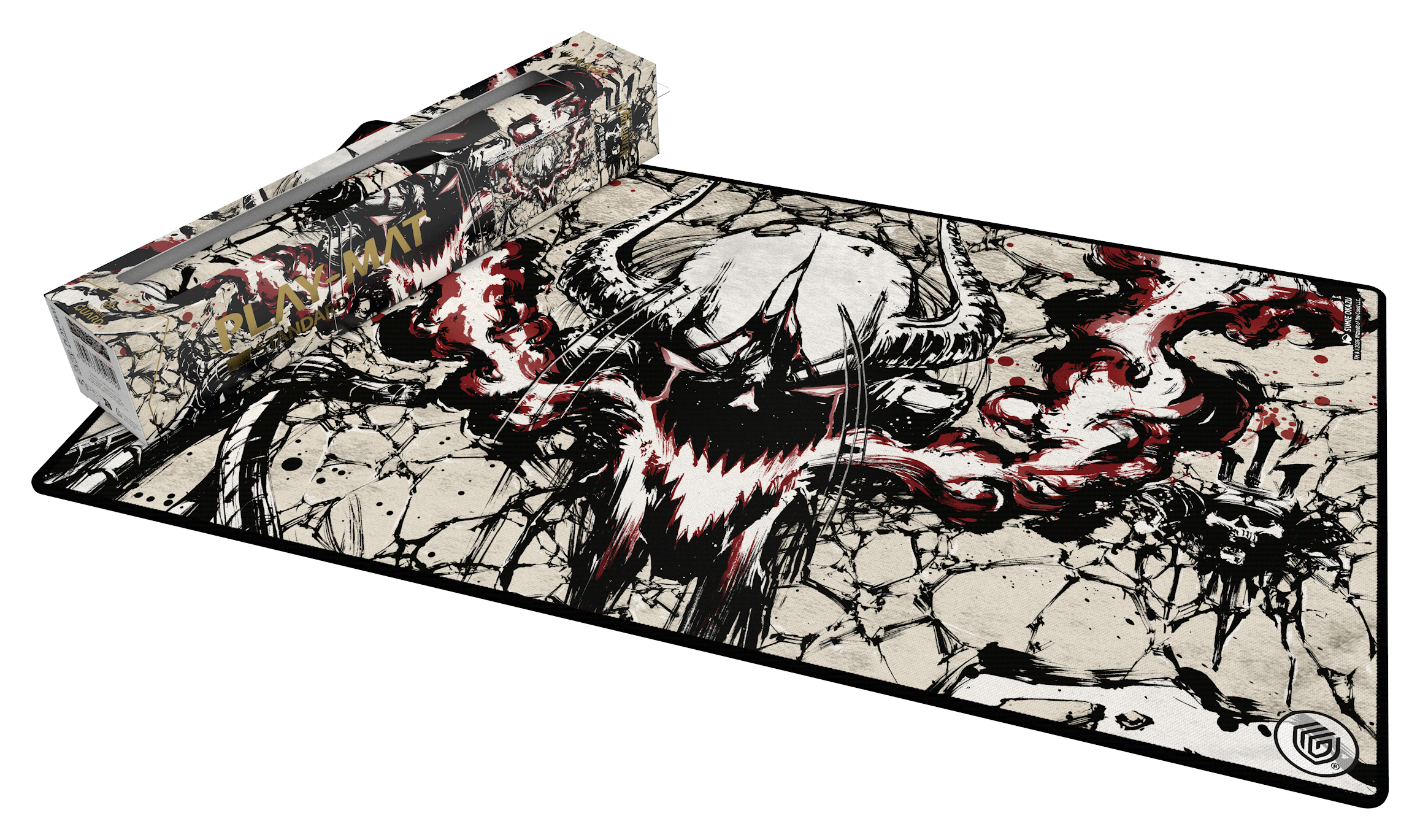 Ultimate Guard: Magic The Gathering: SOS Secrets Of Strixhaven: Play-Mat: Black Mythic (Alternate Art) Vampiric Tutor