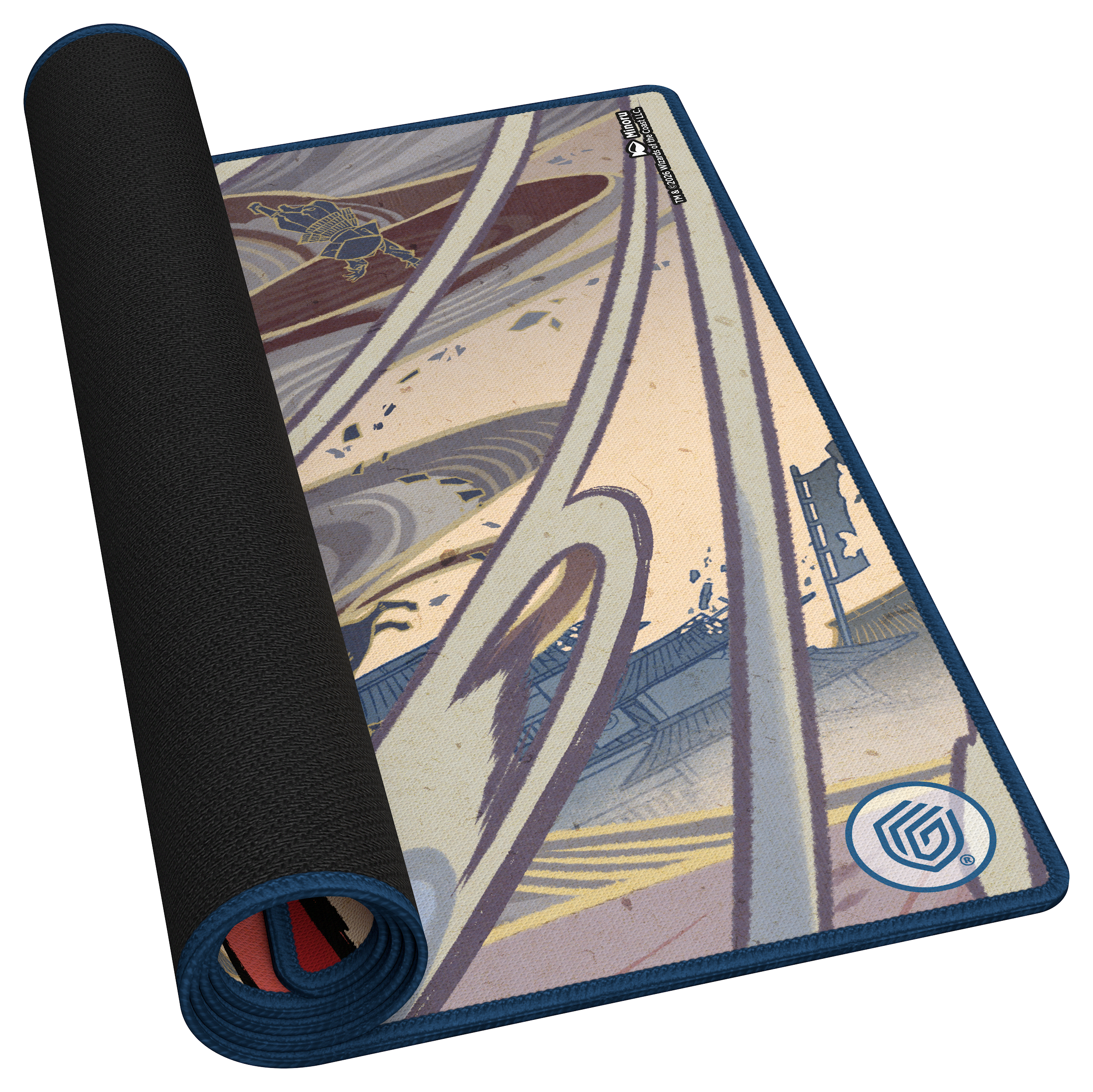 Ultimate Guard: Magic The Gathering: SOS Secrets Of Strixhaven: Play-Mat: Blue Mythic 2 (Alternate Art) Cyclonic Rift