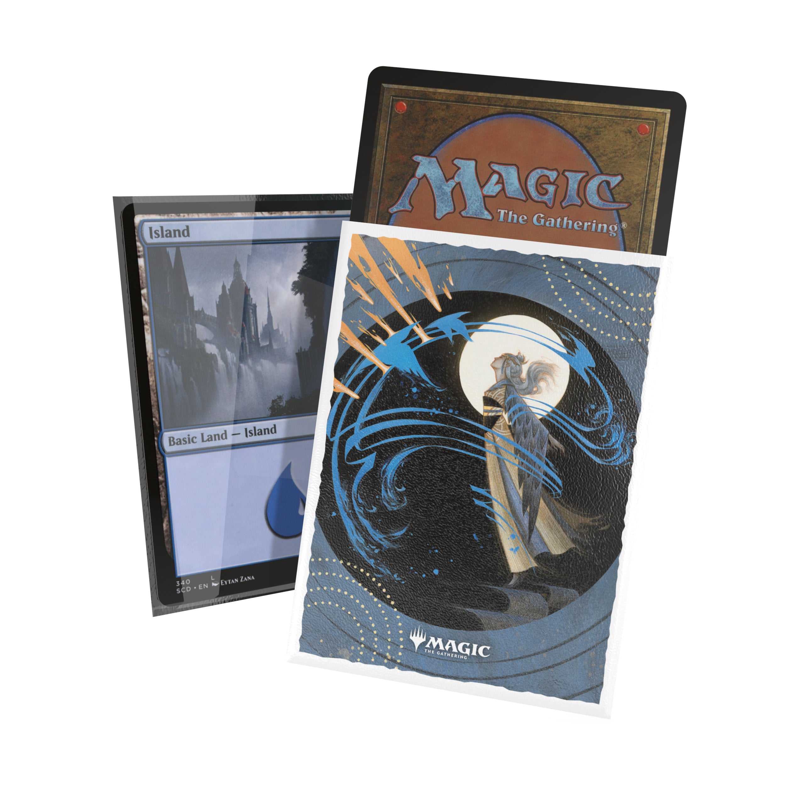 Ultimate Guard: Magic The Gathering: SOS Secrets Of Strixhaven: Art Sleeves: Blue Mythic 3 (Alternate Art) Box