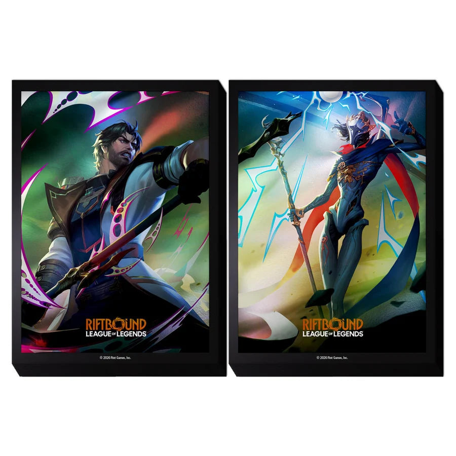 Riftbound Vendetta Art Sleeves: Jayce vs Viktor