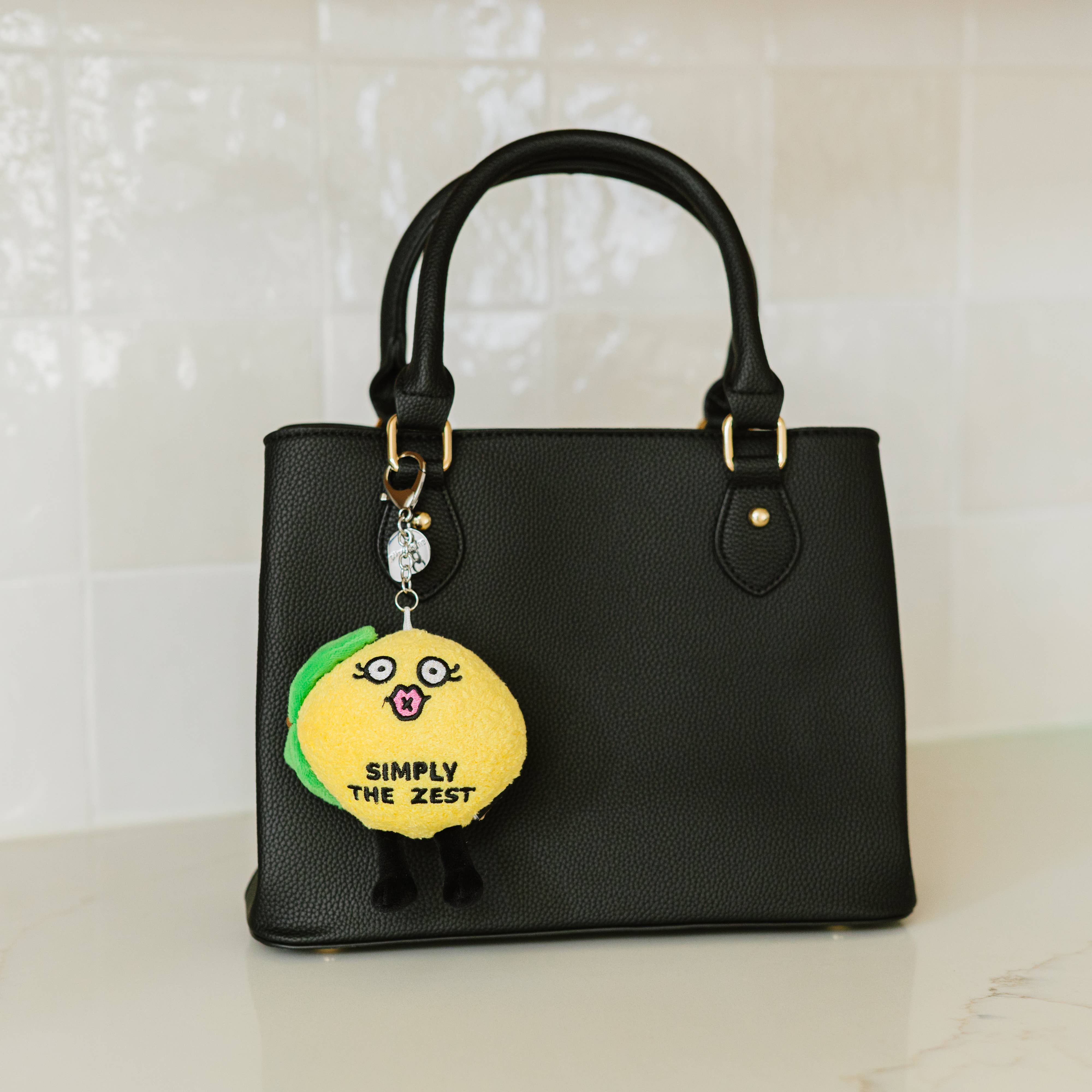 Simply The Zest Funny Plush Bag Charm  Soft Toy Cute Gift