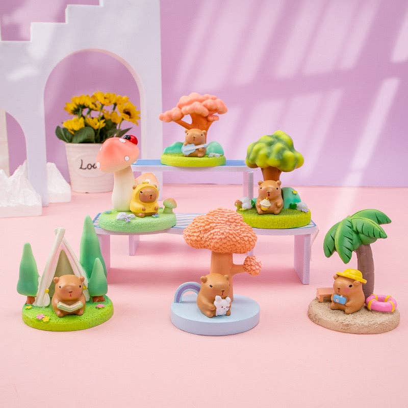 CAPYBARA LANDSCAPE FIGURINE BLIND BOX-6