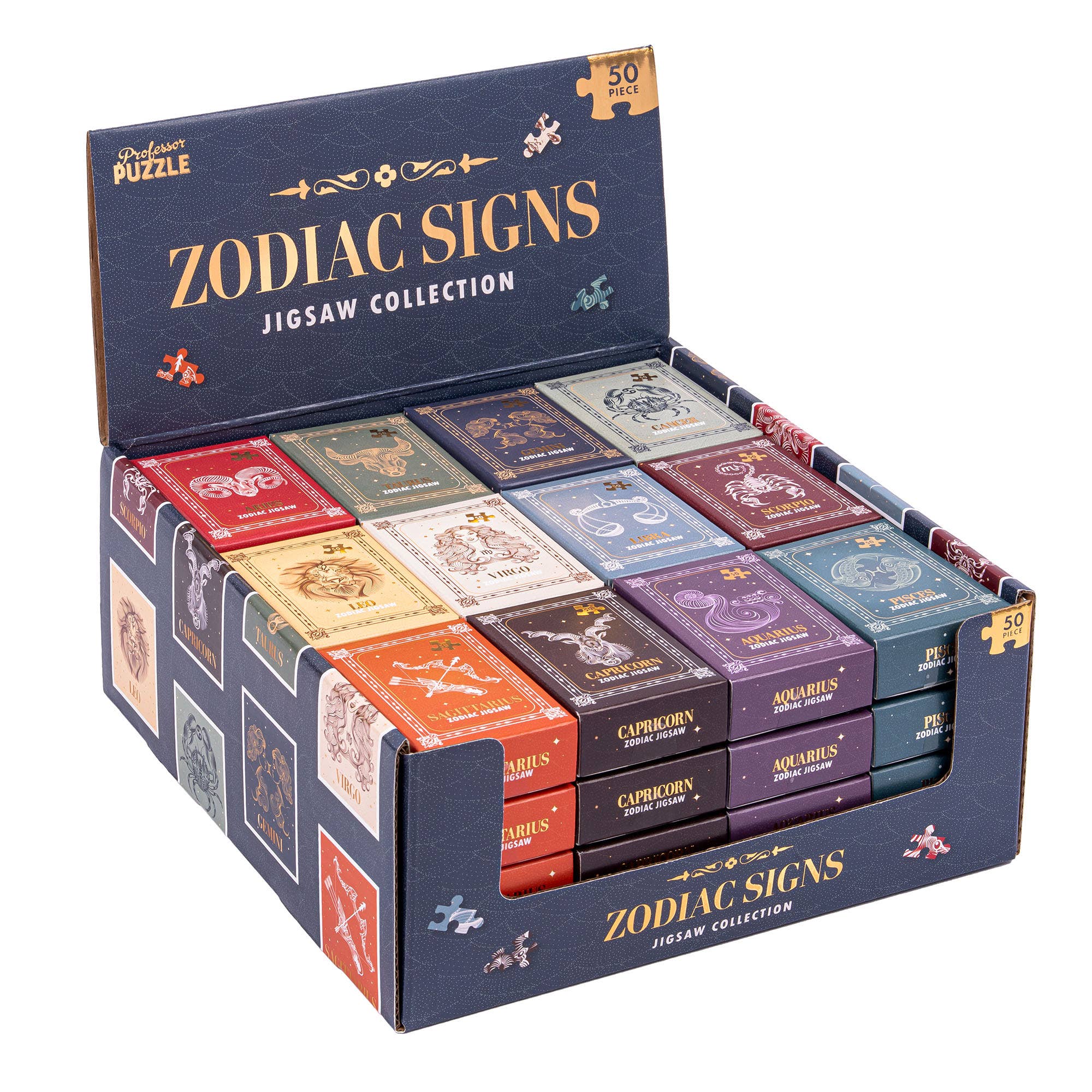 Zodiac Signs 50pc Jigsaws in Mixed CDU (D.48)