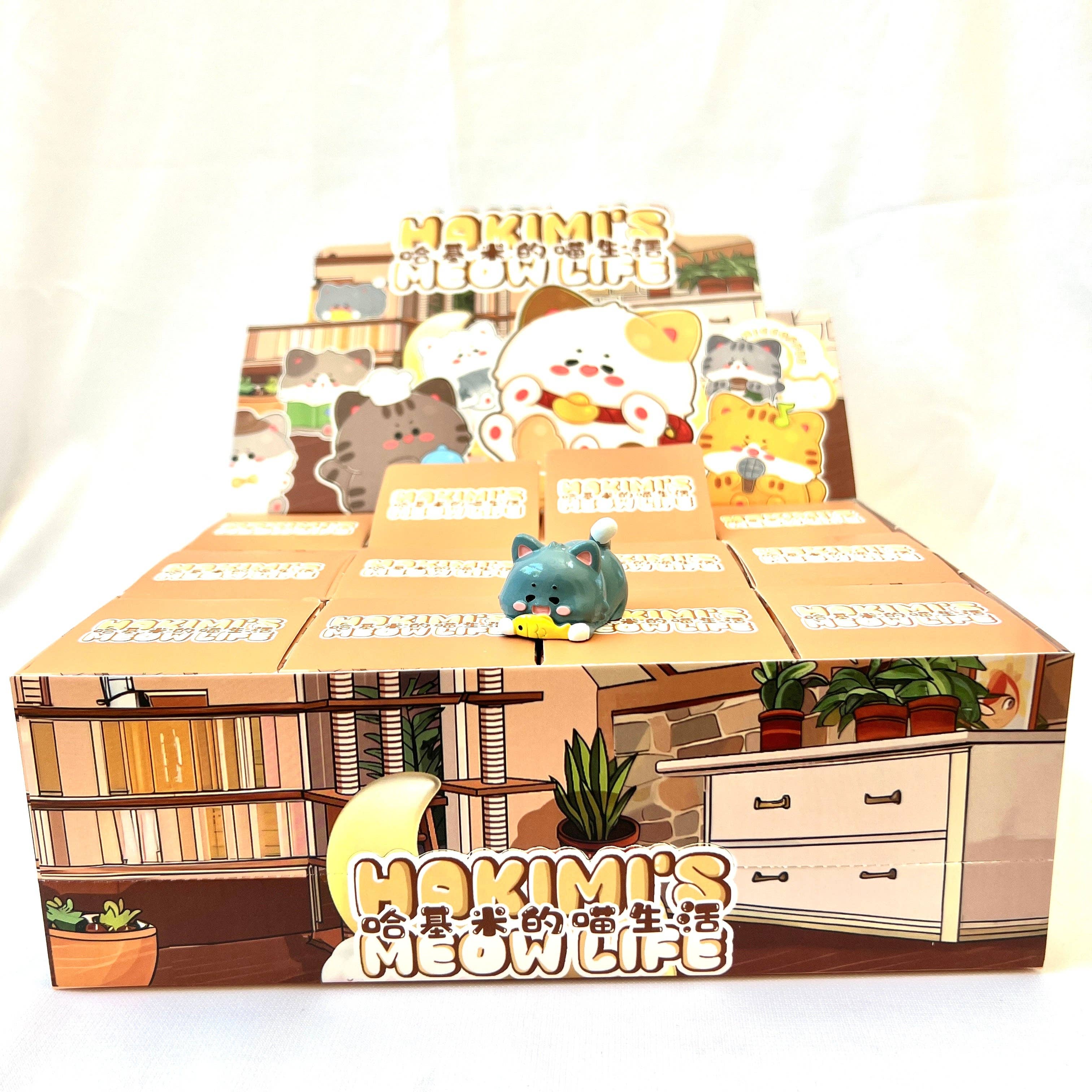 KITTEN HAKIMI'S MEOW LIFE CAT FIGURINE BLIND BOX