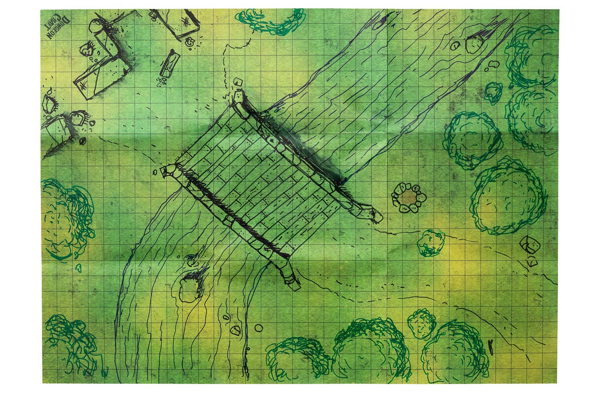 BattleMap: Grasslands battle map for DnD