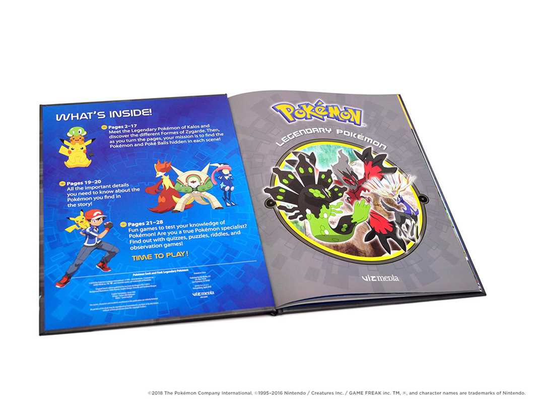 Pokémon Seek and Find: Legendary Pokémon by Viz_Unknown