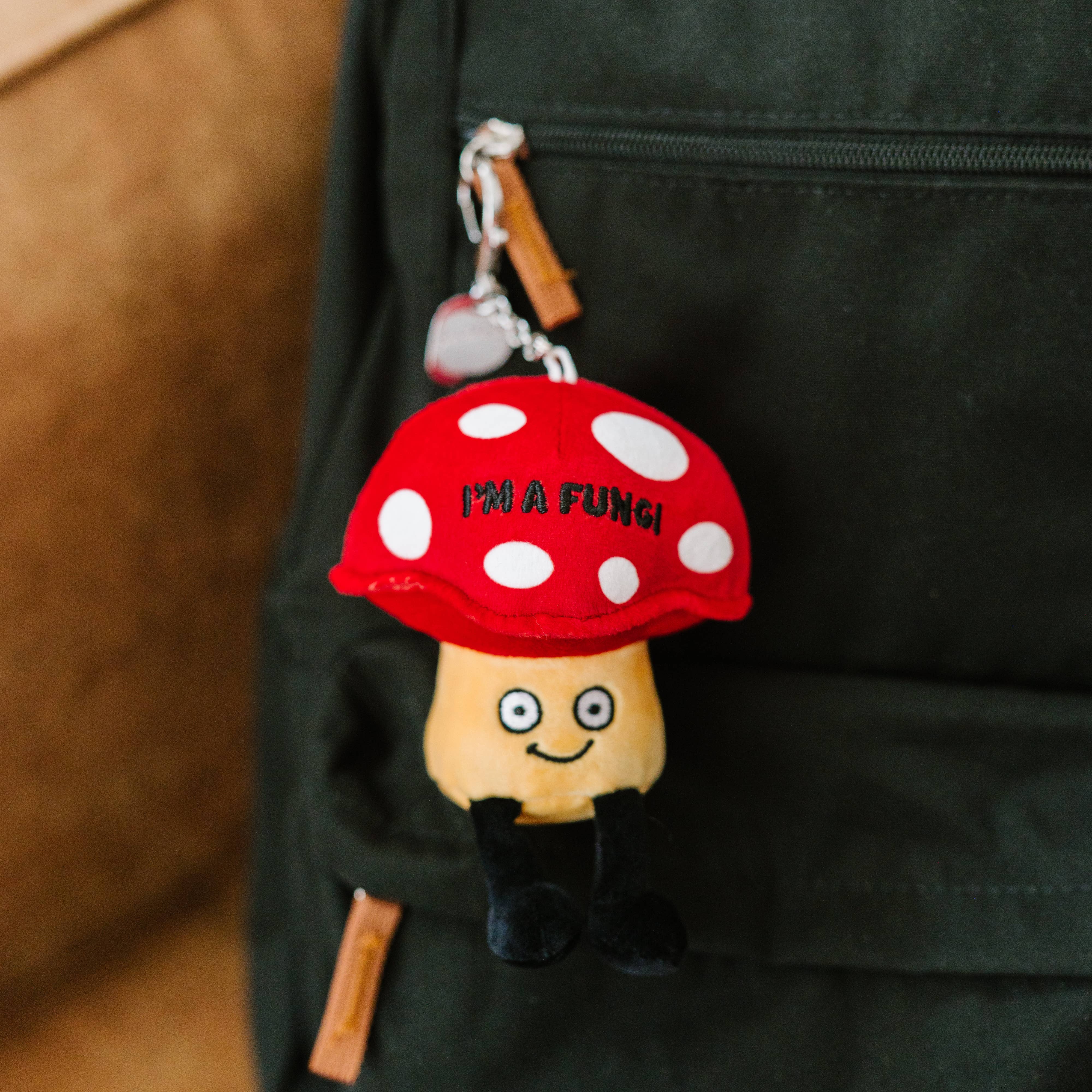 Funny Plush Mushroom Bag Charm  Soft Toy Cute Gift Stuffed