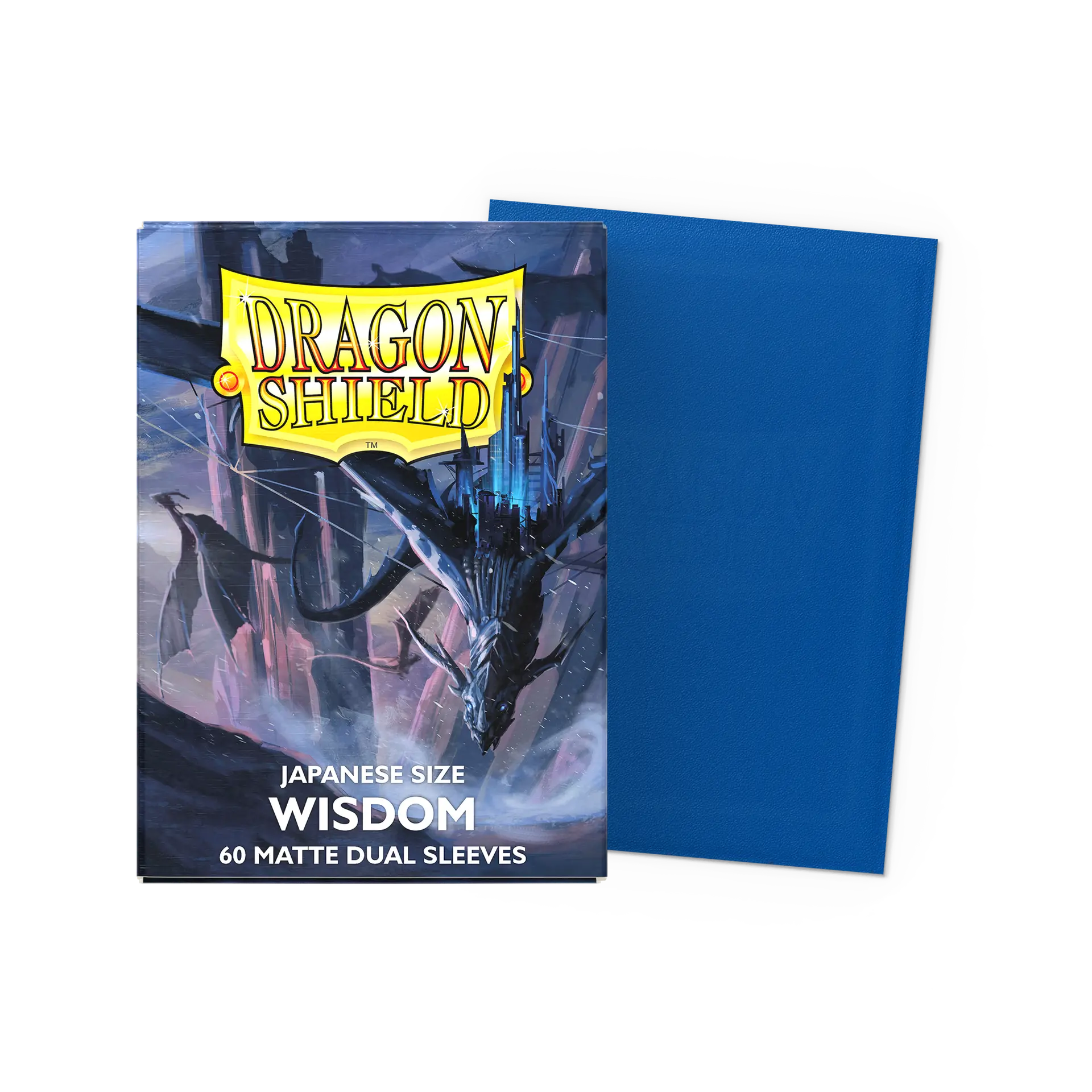 Dragon Shield Japanese Size Matte Dual Sleeves - Wisdom