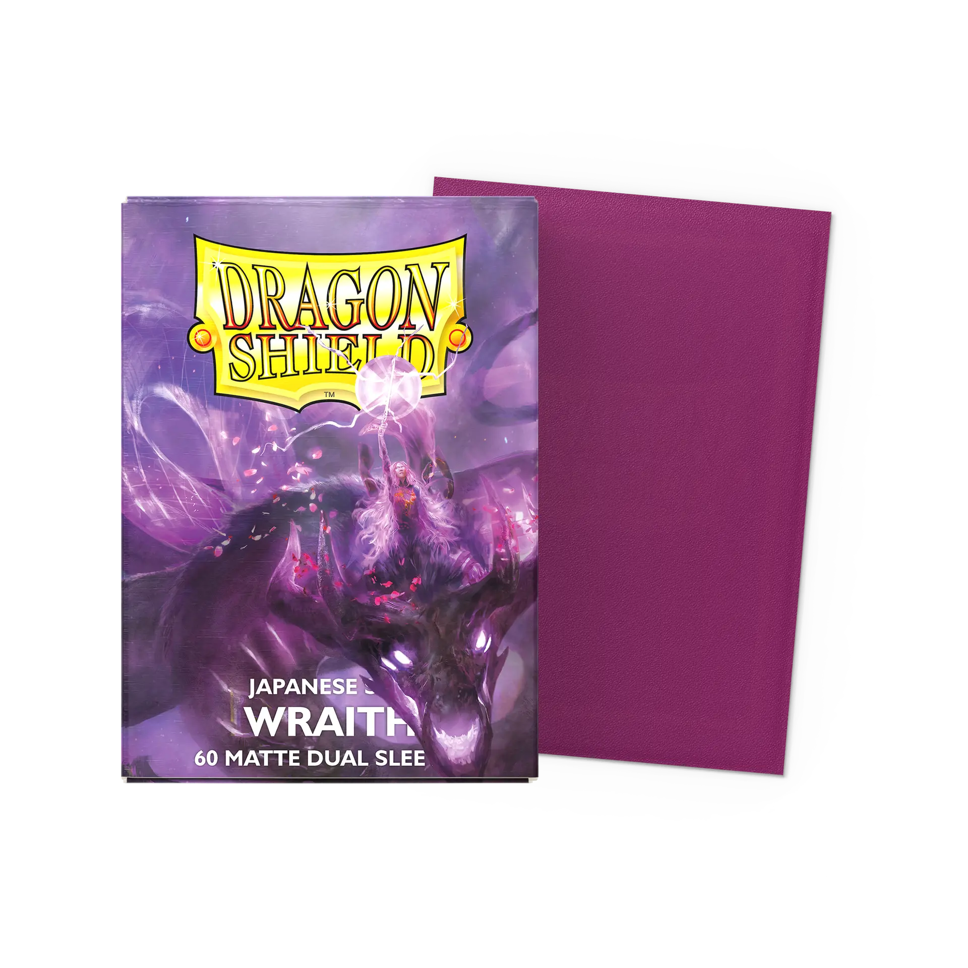 Dragon Shield Japanese Size Matte Dual Sleeves - Wraith