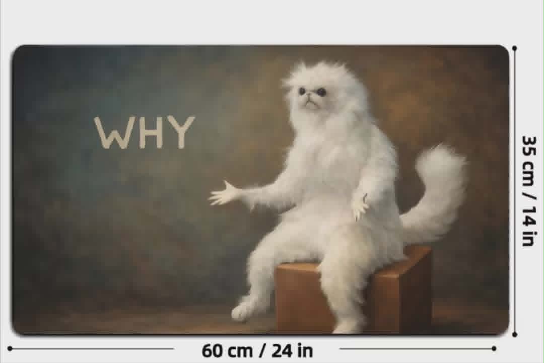 Playmat: Stitched Meme: Why?