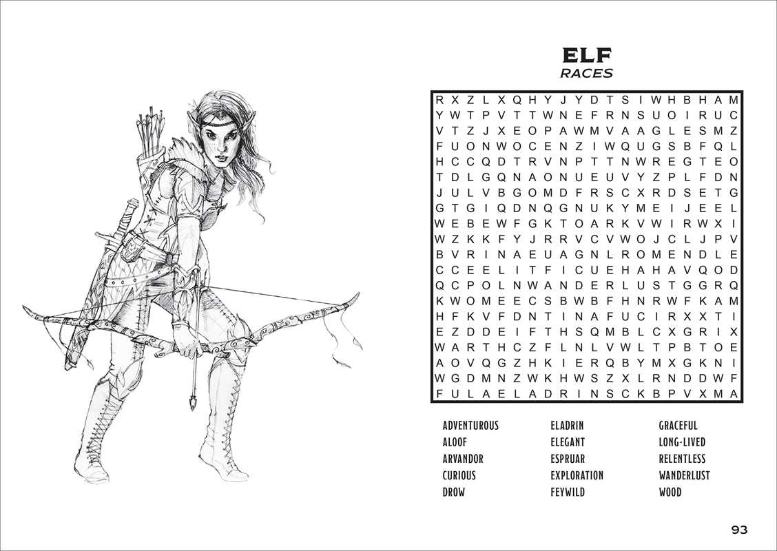 Dungeons & Dragons Word Search and Coloring Book by Editors of Thunder Bay Press