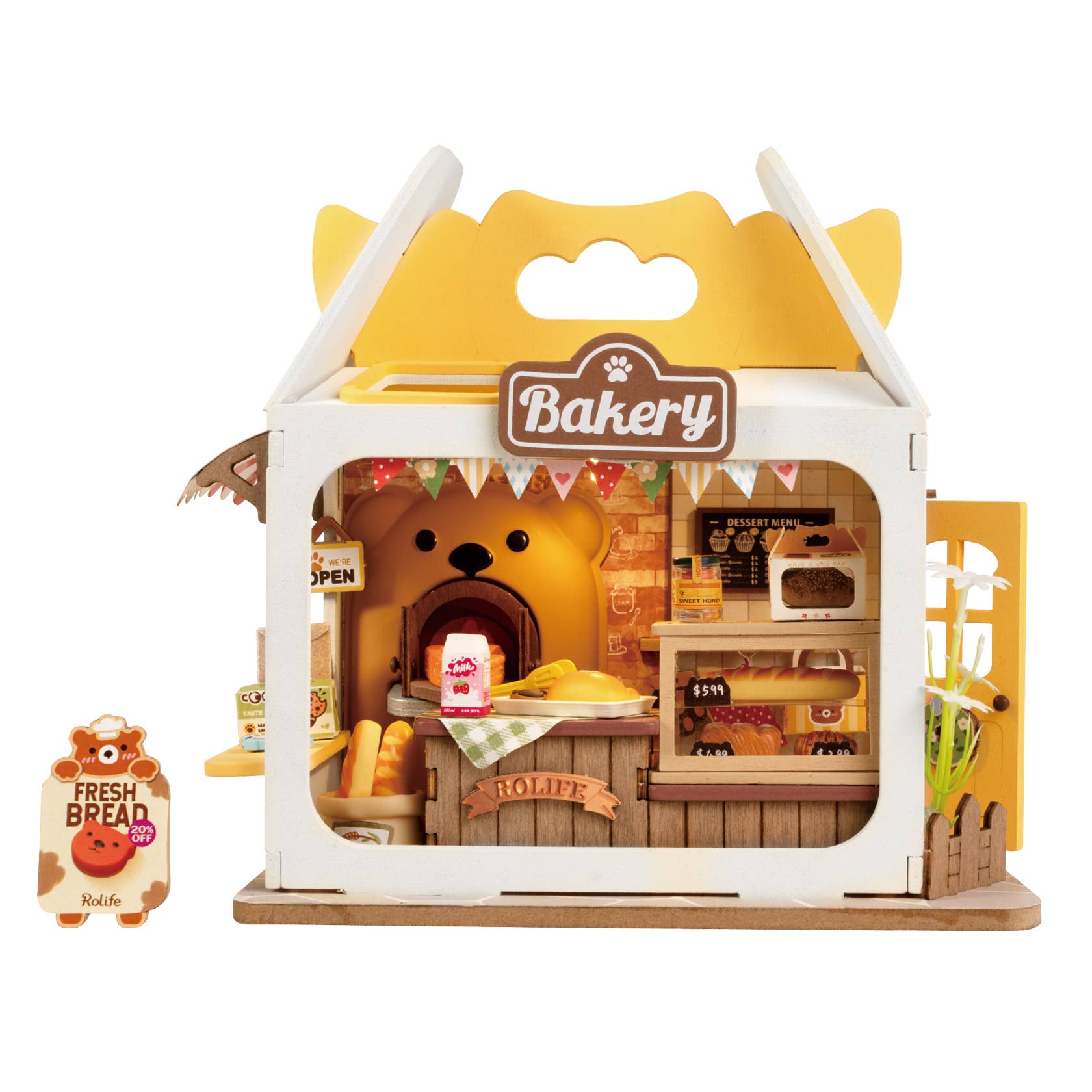 DS033 Teddy's Breadbox ROBOTIM Rolife DIY Miniature House