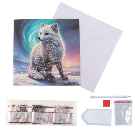 Crystal Art Card Kit: Aurora the Fox