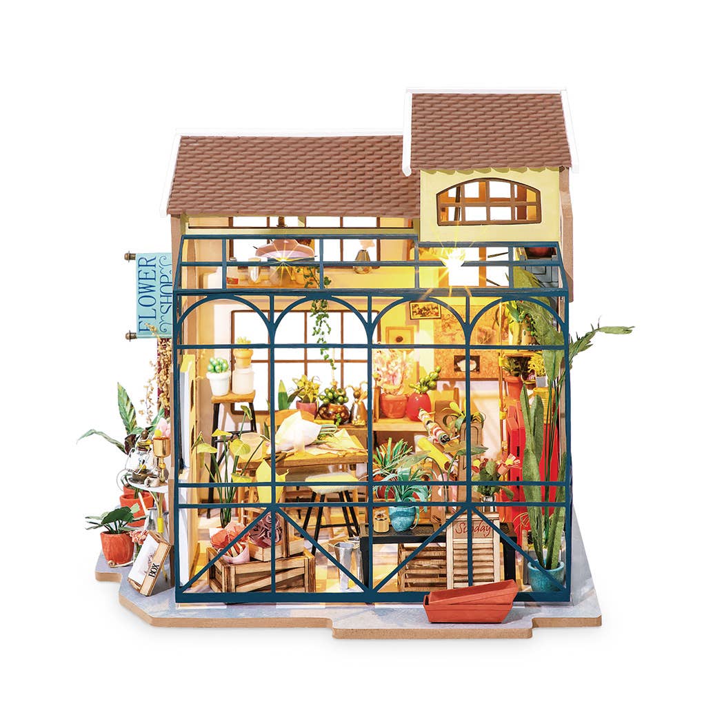Rolife Emily’s Flower Shop DG145 DIY Flowerist House Puzzle
