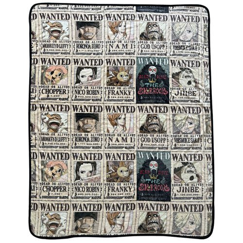 One Piece: Wanted Throw Blanket