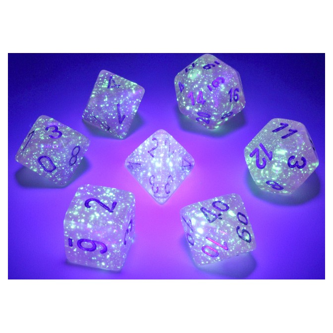 Dice: Chessex Borealis Pink/silver