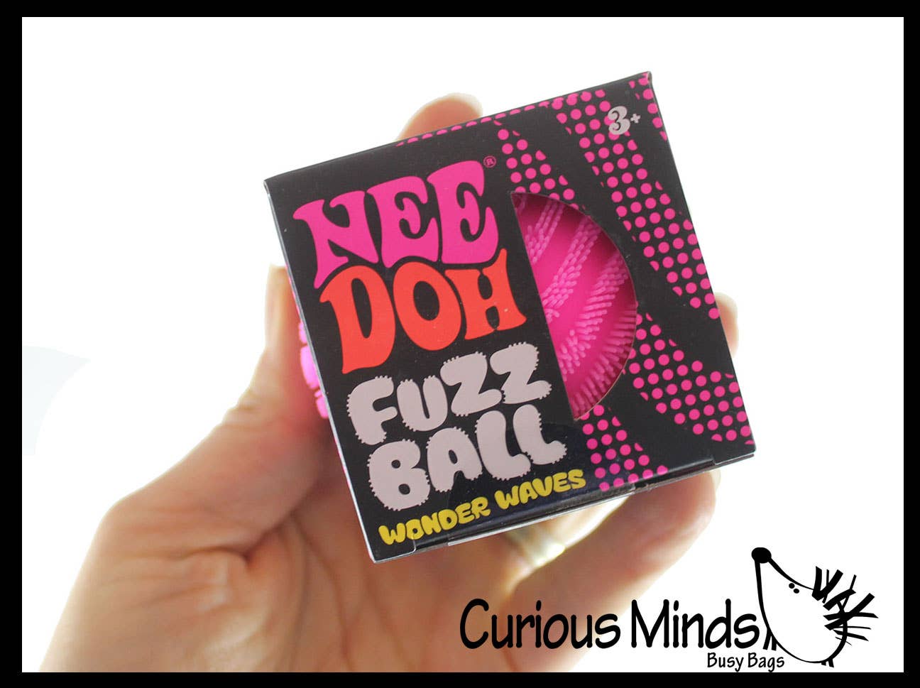 1 NeeDoh Fuzzball Waves Soft Doh Filled Stretch Ball - Ultr