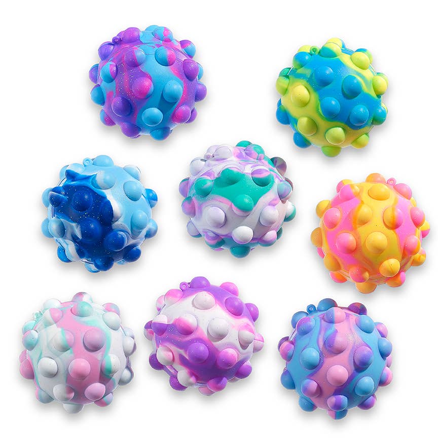 OMG Pop Fidgety Ball - 3D Tie-Dye Edition