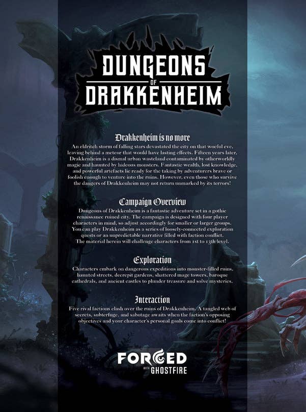 Dungeons of Drakkenheim: Hardcover Book