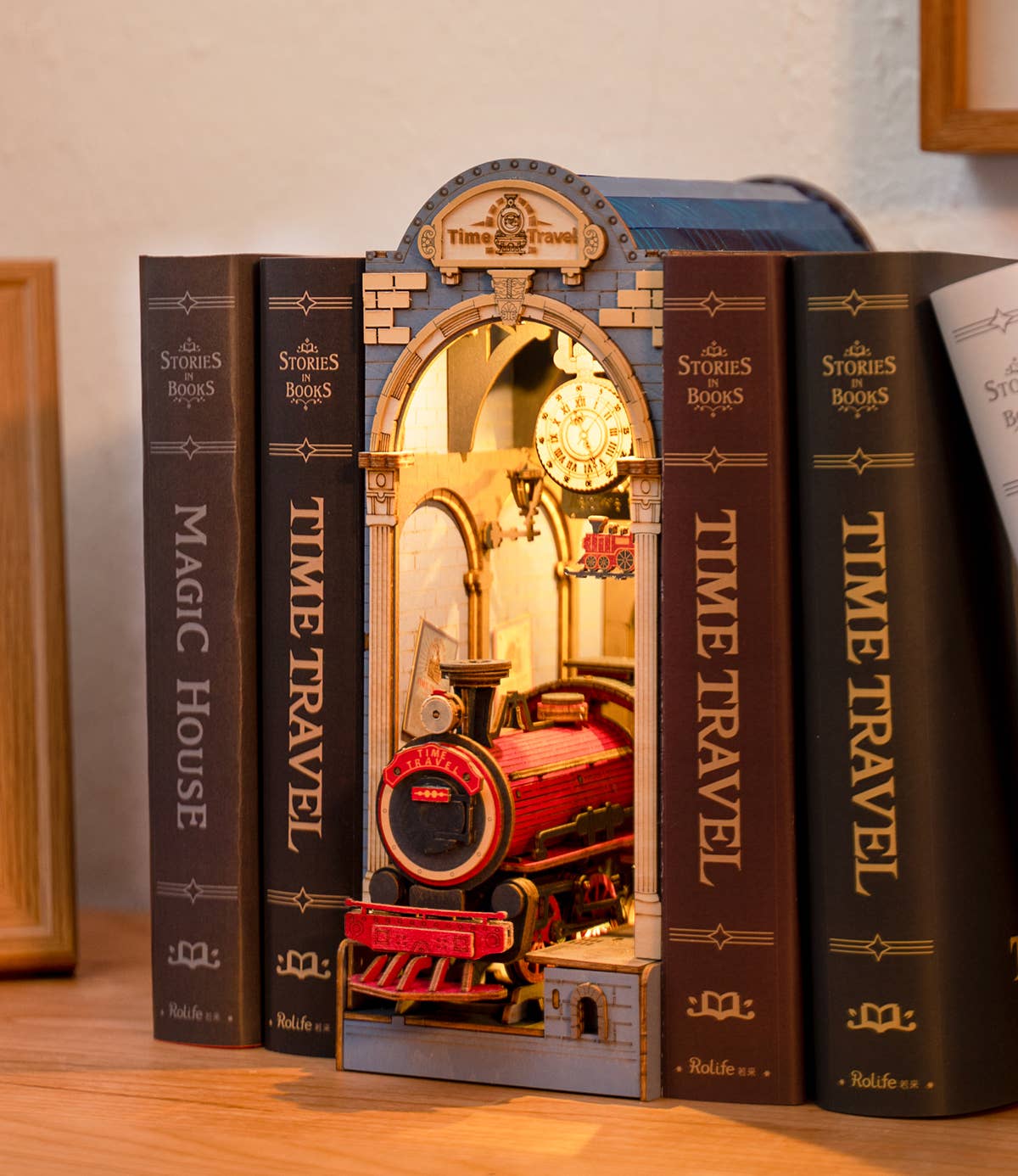 TGB04 Rolife Time Travel DIY Book Nook Shelf Insert