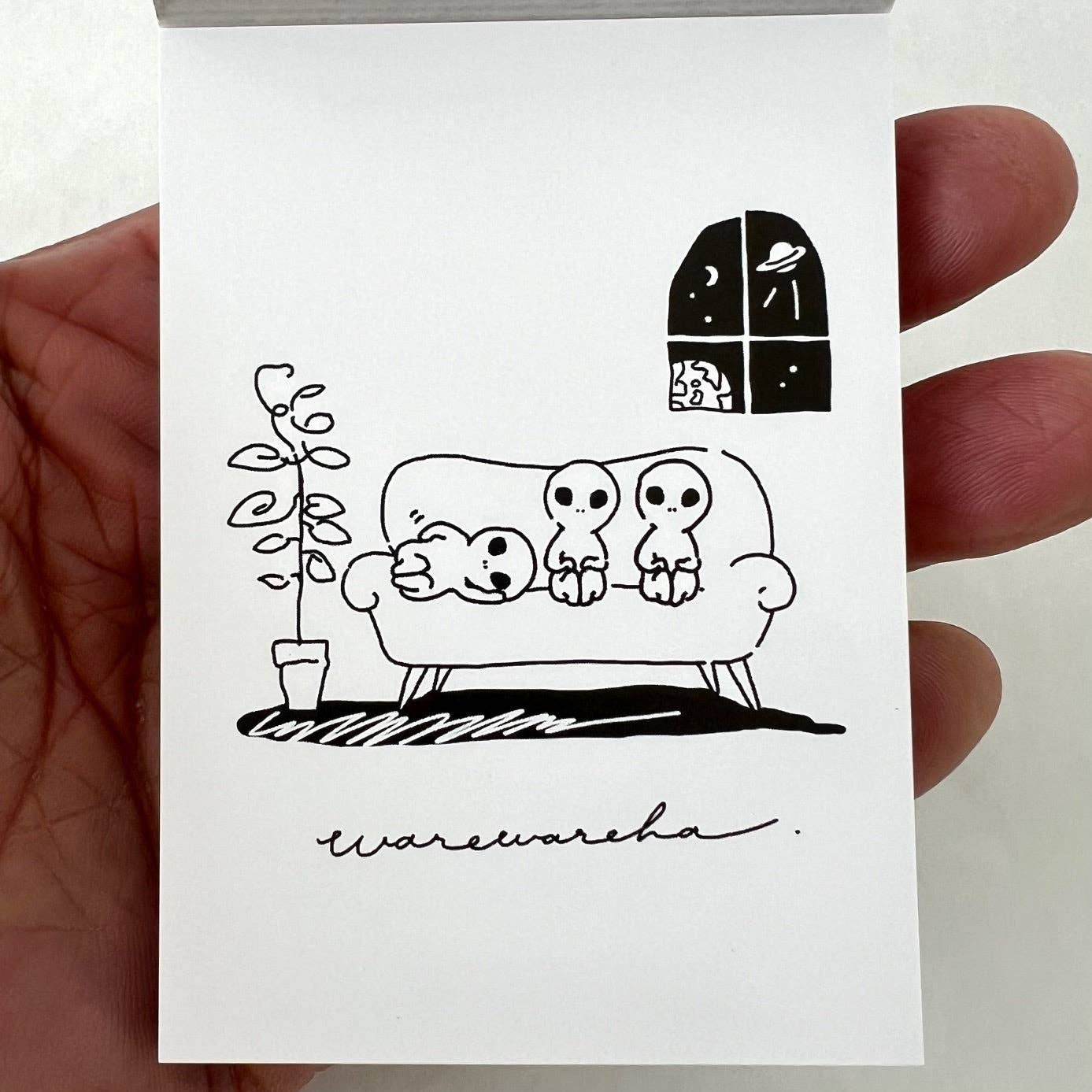 CRUX Relax Aliens Mini Notepad-10