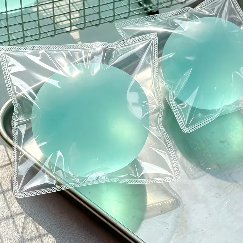 Blue Squishy Gel Fidget Toy