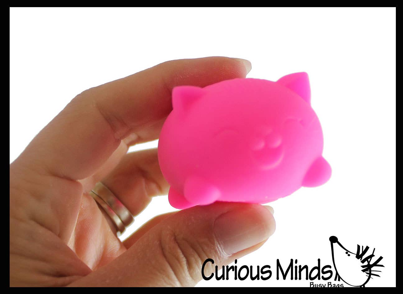 NeeDoh Teenie Cool Cat Groovy Soft Doh Filled Stretch Ball -