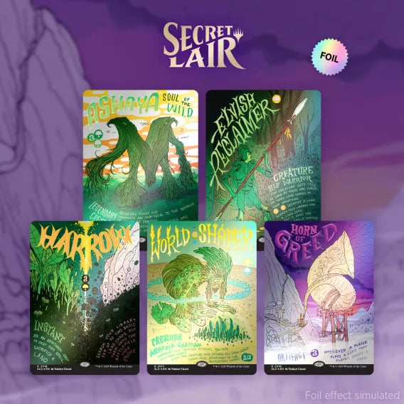 Magic the Gathering: Secret Lair Drop Series - Garden Buds - Rainbow FOIL